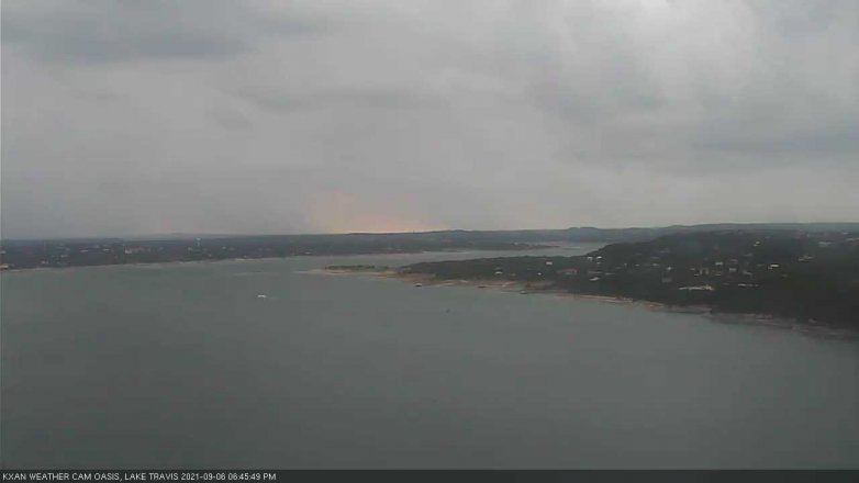 Lake Travis webcam, September 6, 2021 6:45 PM CT