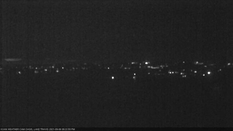 Lake Travis webcam, September 6, 2021 8:25 PM CT