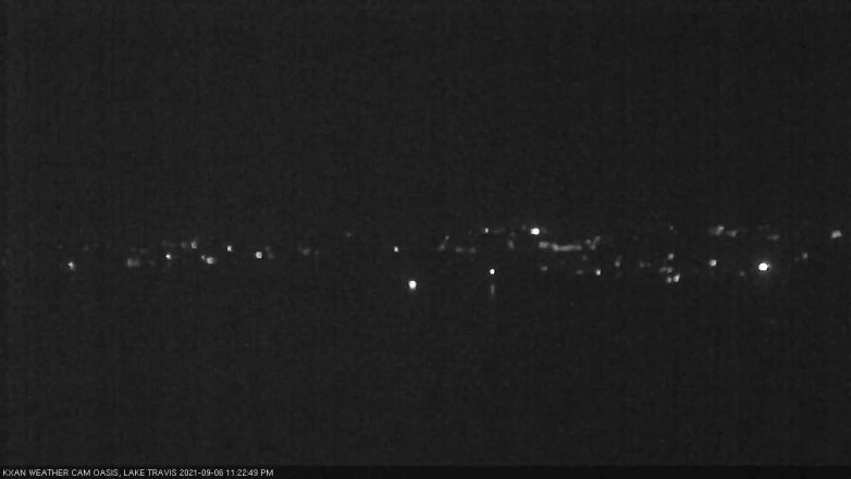 Lake Travis webcam, September 6, 2021 11:25 PM CT