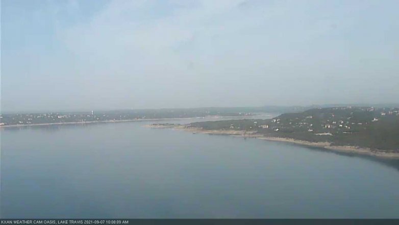 Lake Travis webcam, September 7, 2021 10:00 AM CT