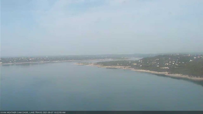 Lake Travis webcam, September 7, 2021 10:25 AM CT