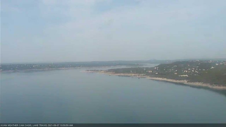 Lake Travis webcam, September 7, 2021 11:00 AM CT