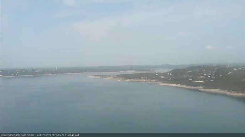 Lake Travis webcam, September 7, 2021 11:45 AM CT