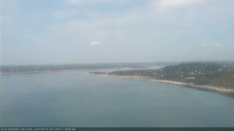 Lake Travis webcam, September 7, 2021 12:00 PM CT