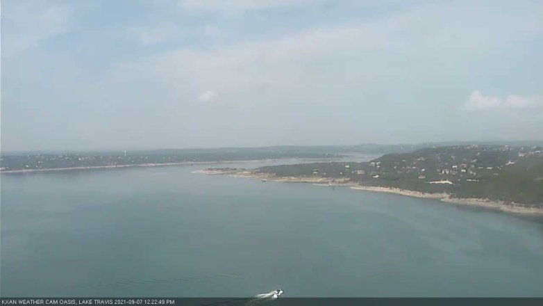 Lake Travis webcam, September 7, 2021 12:25 PM CT