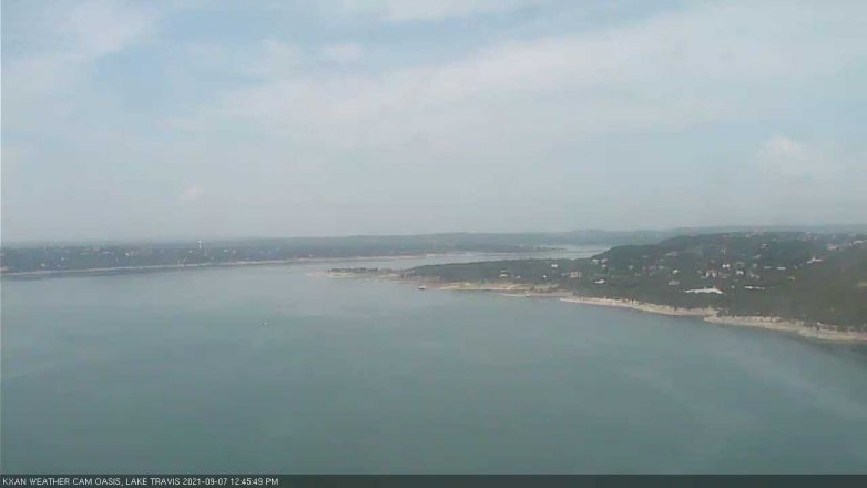 Lake Travis webcam, September 7, 2021 12:45 PM CT
