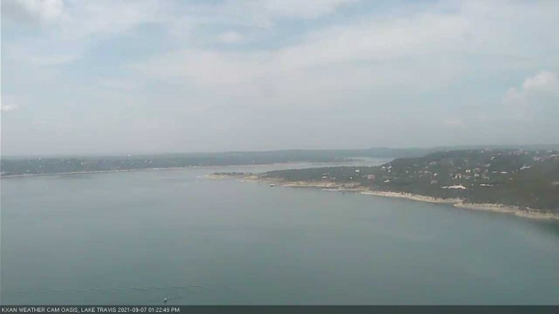 Lake Travis webcam, September 7, 2021 1:25 PM CT