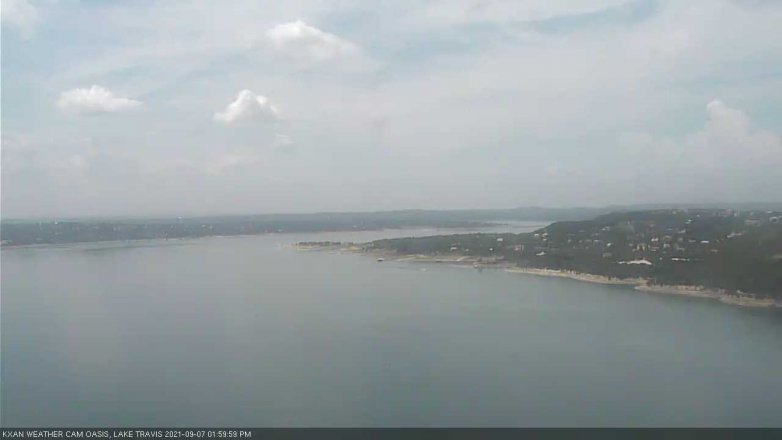 Lake Travis webcam, September 7, 2021 2:00 PM CT