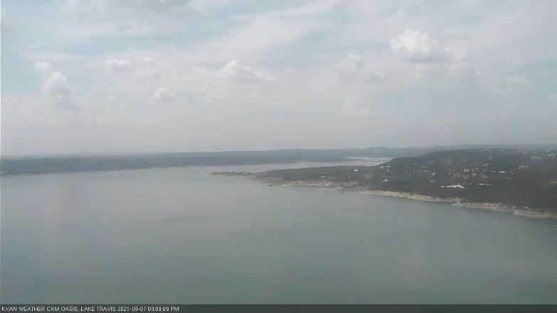 Lake Travis webcam, September 7, 2021 3:00 PM CT
