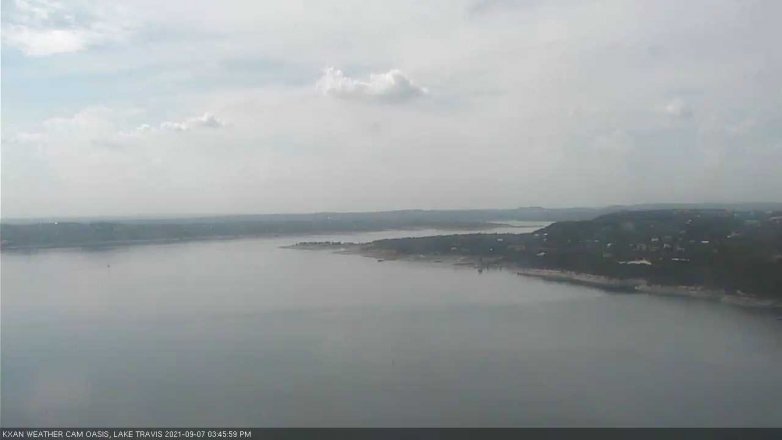 Lake Travis webcam, September 7, 2021 3:45 PM CT