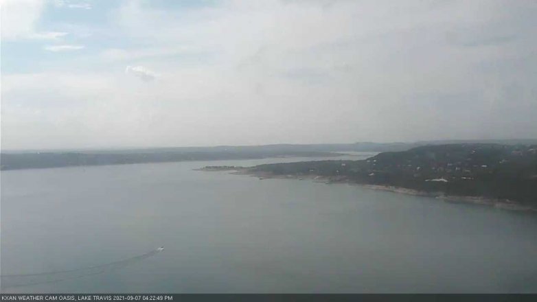 Lake Travis webcam, September 7, 2021 4:25 PM CT