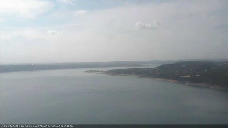 Lake Travis webcam, September 7, 2021 4:45 PM CT