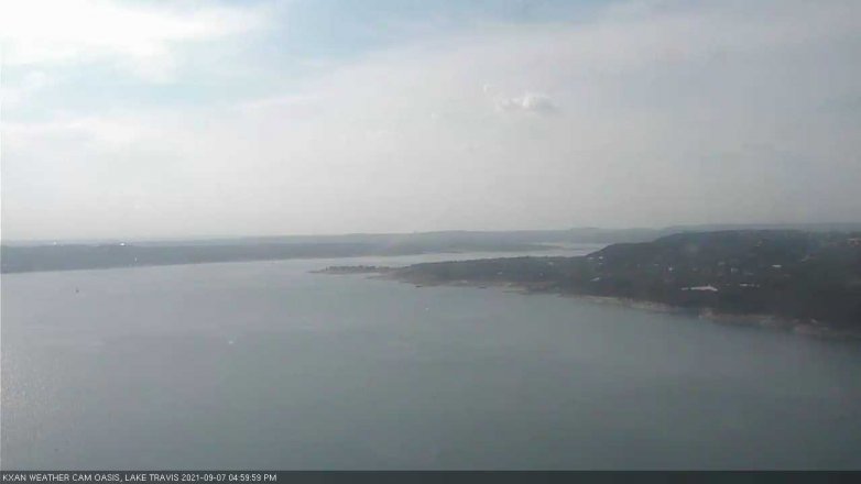 Lake Travis webcam, September 7, 2021 5:00 PM CT