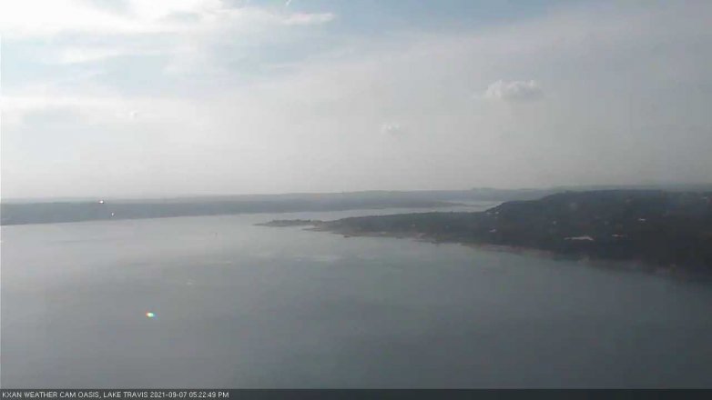 Lake Travis webcam, September 7, 2021 5:25 PM CT