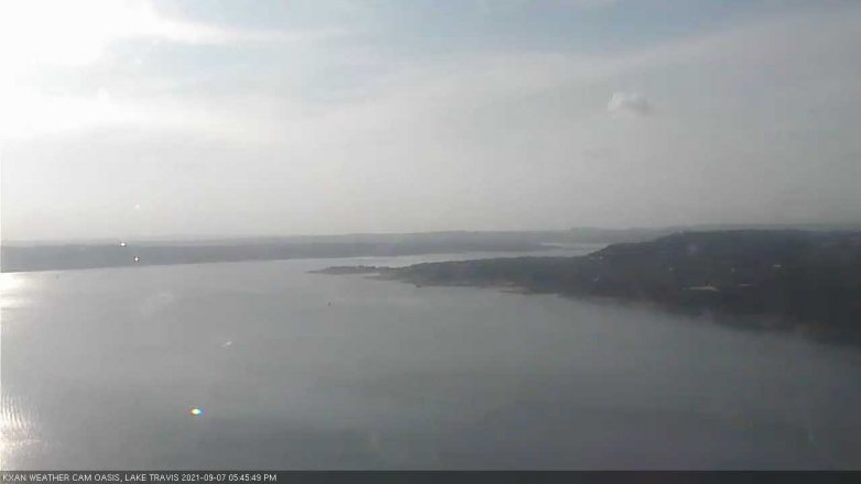 Lake Travis webcam, September 7, 2021 5:45 PM CT