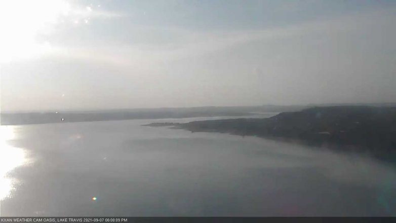 Lake Travis webcam, September 7, 2021 6:00 PM CT