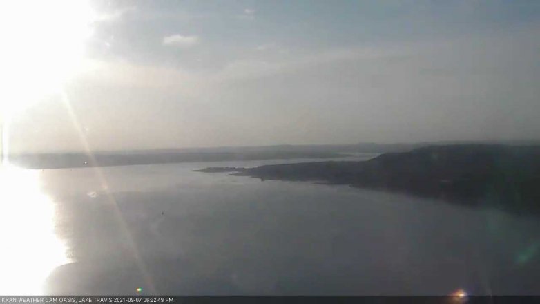 Lake Travis webcam, September 7, 2021 6:25 PM CT