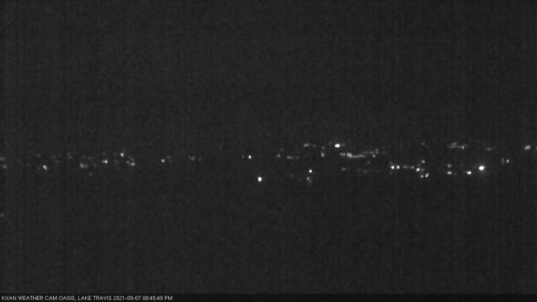 Lake Travis webcam, September 7, 2021 8:45 PM CT