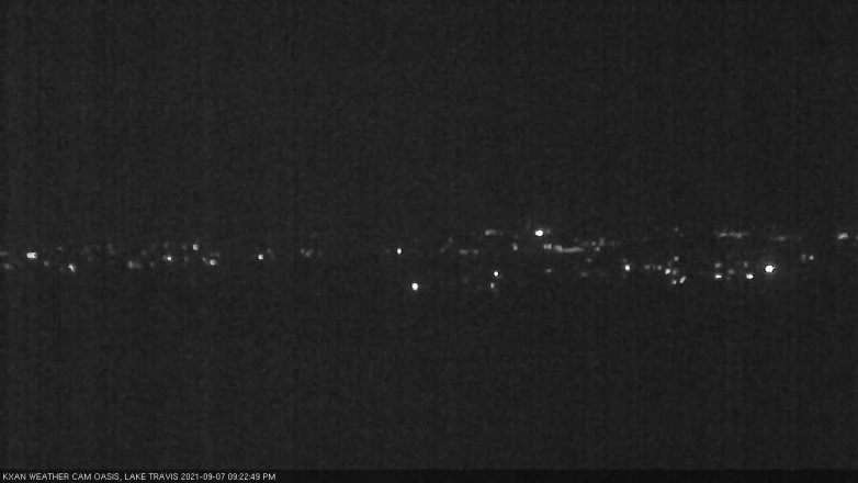 Lake Travis webcam, September 7, 2021 9:25 PM CT