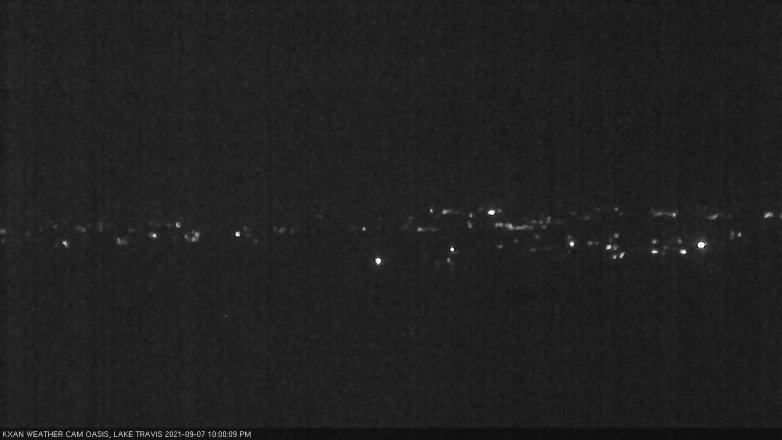 Lake Travis webcam, September 7, 2021 10:00 PM CT
