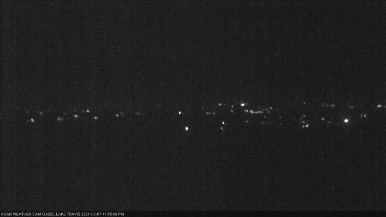 Lake Travis webcam, September 7, 2021 11:45 PM CT