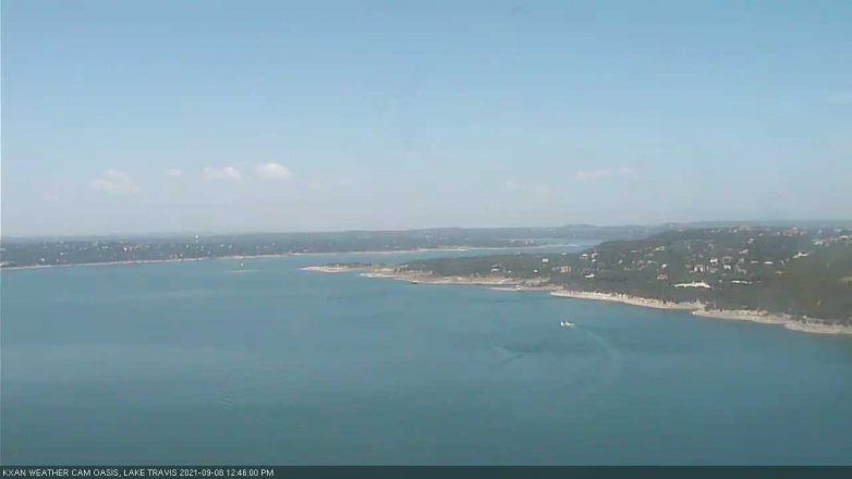 Lake Travis webcam, September 8, 2021 12:45 PM CT