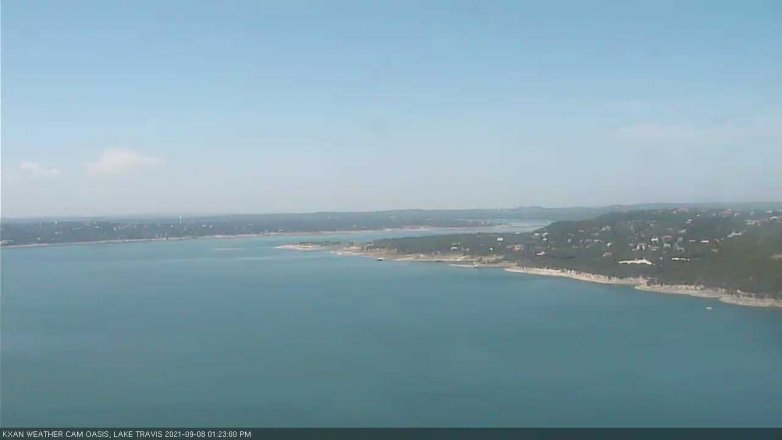 Lake Travis webcam, September 8, 2021 1:25 PM CT