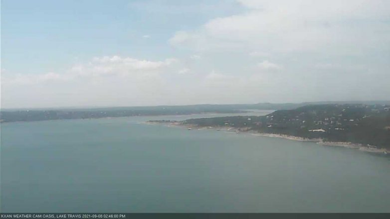 Lake Travis webcam, September 8, 2021 2:45 PM CT