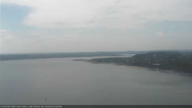 Lake Travis webcam, September 8, 2021 3:25 PM CT