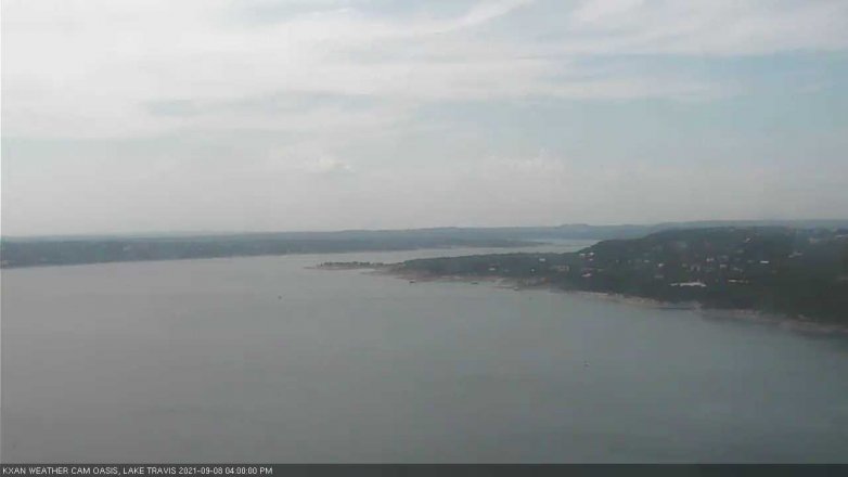 Lake Travis webcam, September 8, 2021 4:00 PM CT