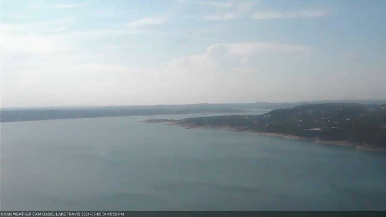 Lake Travis webcam, September 8, 2021 4:45 PM CT