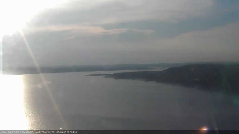 Lake Travis webcam, September 8, 2021 6:25 PM CT