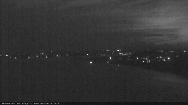 Lake Travis webcam, September 8, 2021 8:25 PM CT