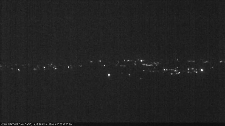Lake Travis webcam, September 8, 2021 8:45 PM CT