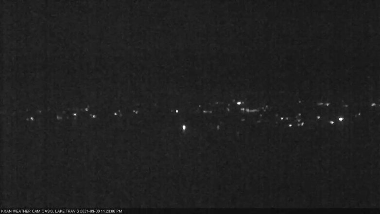 Lake Travis webcam, September 8, 2021 11:25 PM CT