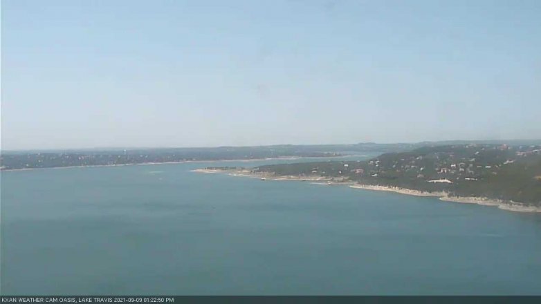 Lake Travis webcam, September 9, 2021 1:25 PM CT