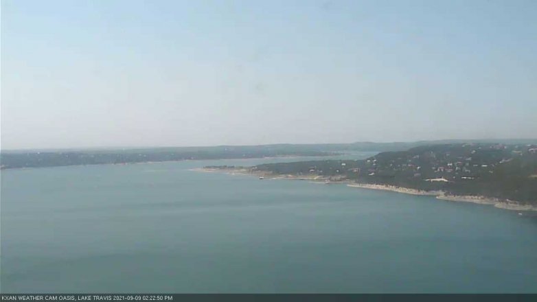 Lake Travis webcam, September 9, 2021 2:25 PM CT