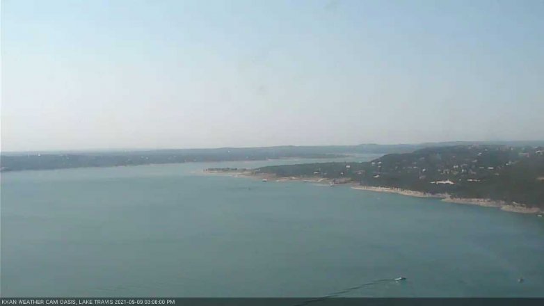 Lake Travis webcam, September 9, 2021 3:00 PM CT