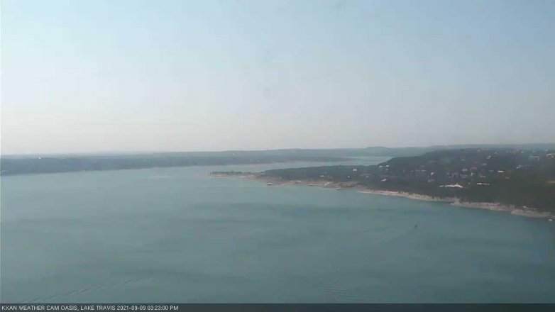 Lake Travis webcam, September 9, 2021 3:25 PM CT