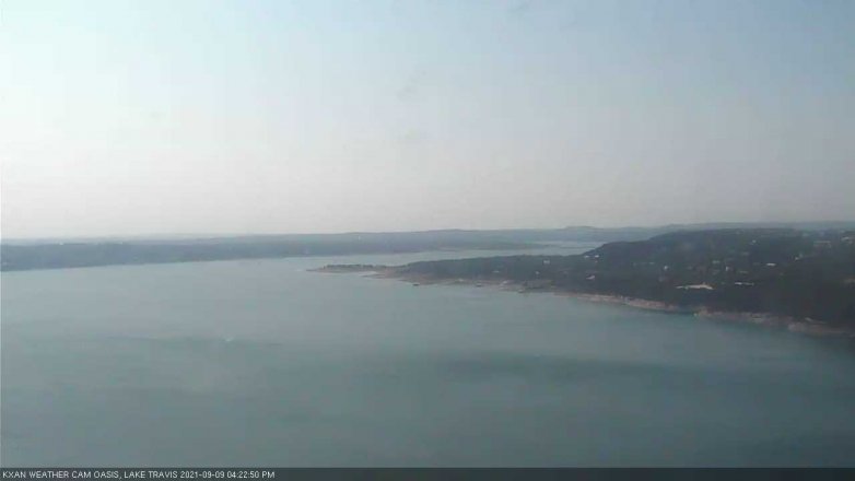 Lake Travis webcam, September 9, 2021 4:25 PM CT