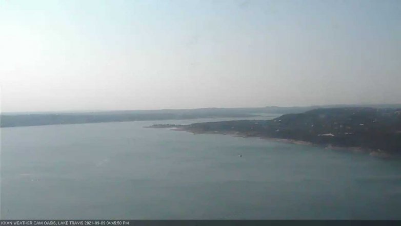 Lake Travis webcam, September 9, 2021 4:45 PM CT