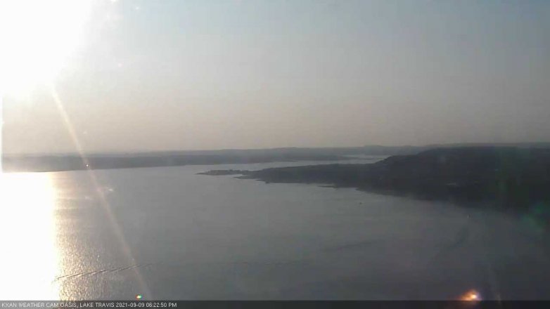 Lake Travis webcam, September 9, 2021 6:25 PM CT