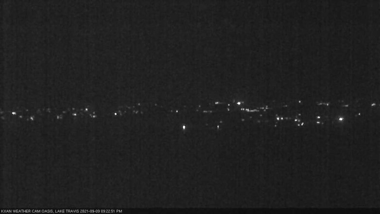 Lake Travis webcam, September 9, 2021 9:25 PM CT