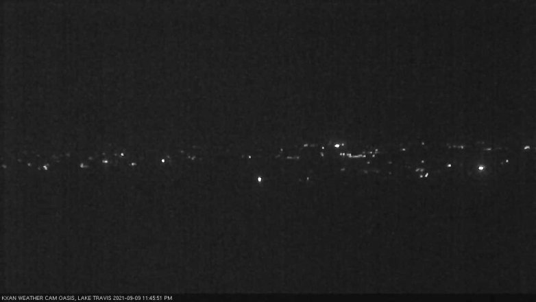 Lake Travis webcam, September 9, 2021 11:45 PM CT