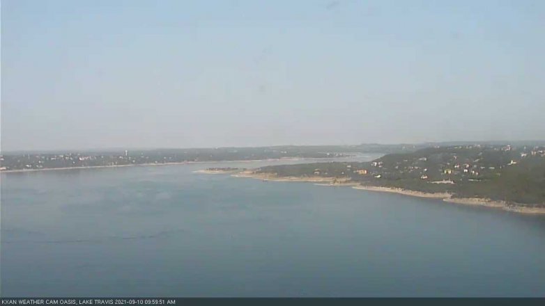 Lake Travis webcam, September 10, 2021 10:00 AM CT