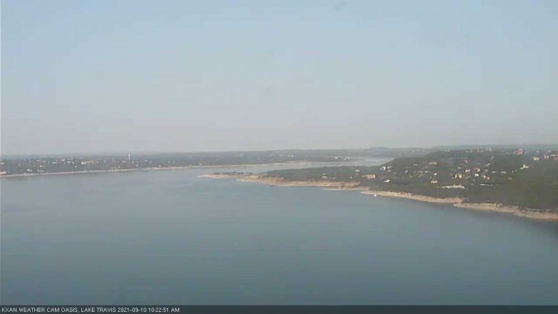 Lake Travis webcam, September 10, 2021 10:25 AM CT