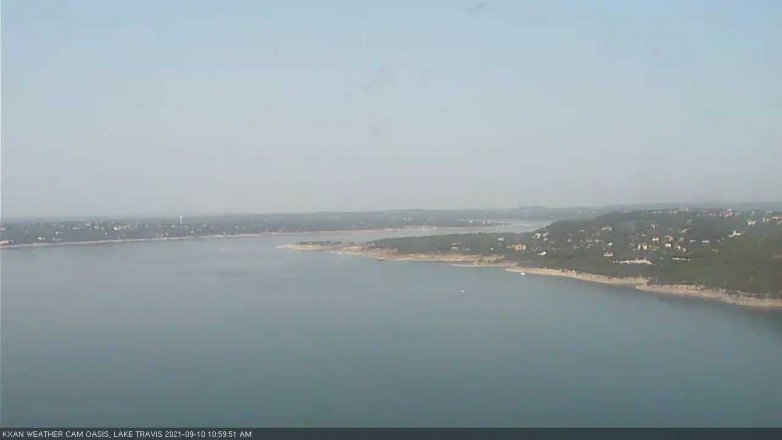 Lake Travis webcam, September 10, 2021 11:00 AM CT