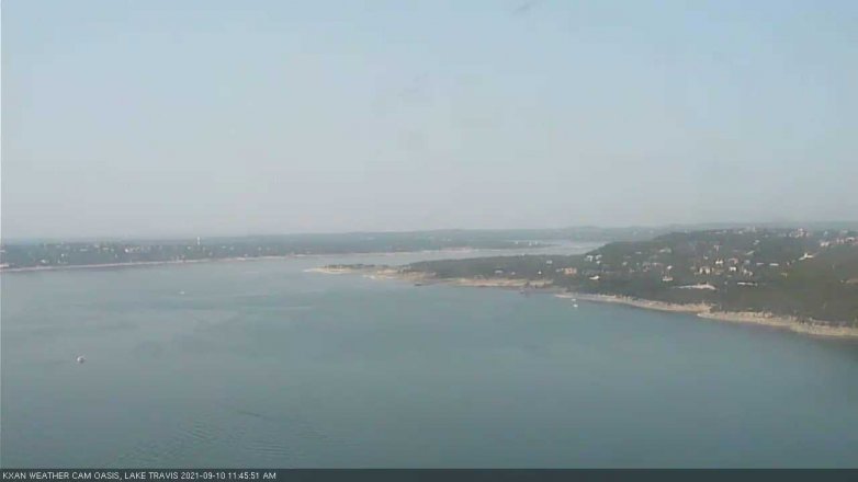 Lake Travis webcam, September 10, 2021 11:45 AM CT