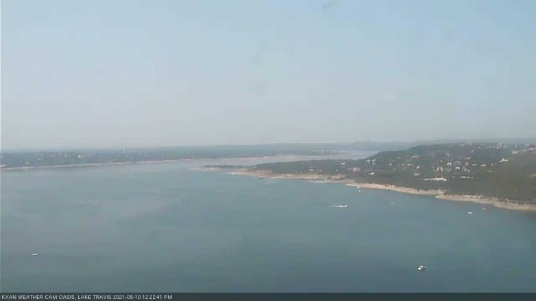 Lake Travis webcam, September 10, 2021 12:25 PM CT