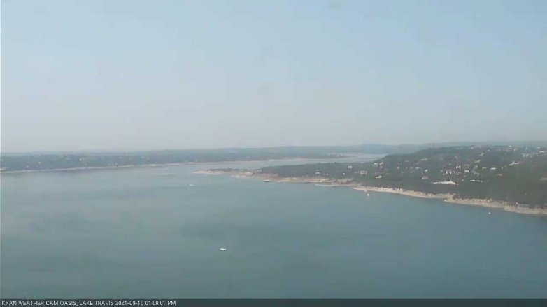 Lake Travis webcam, September 10, 2021 1:00 PM CT